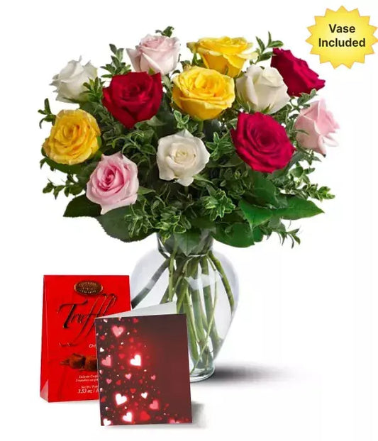 Waltzing Matilda Get Well Dozen Rose Bouquet with Beer