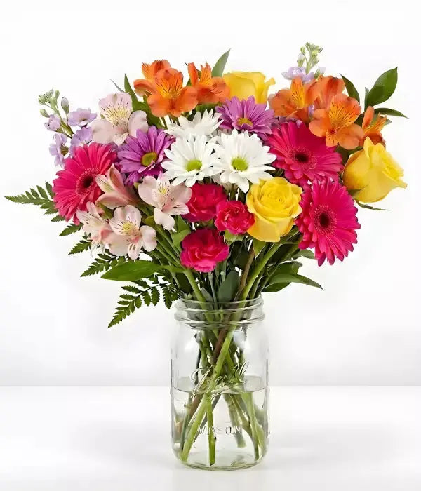 True Blue Get Well Roses Bouquet in Vase South Coast