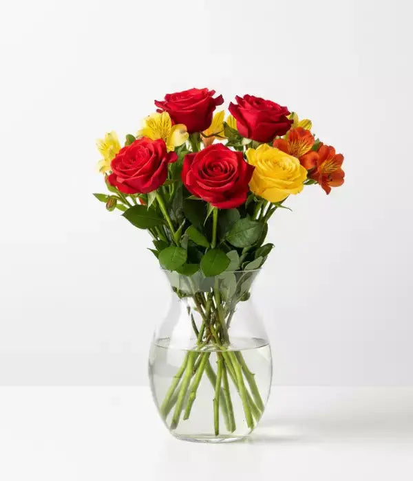 True Blue Romance Roses Bouquet